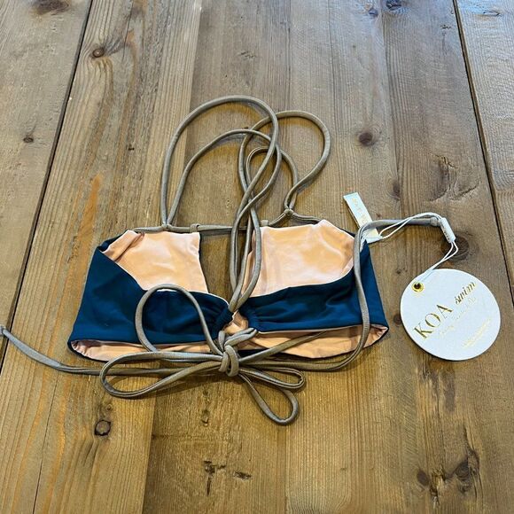 KOA Figi Bare Bikini Top Size Small NWT - Picture 2 of 4